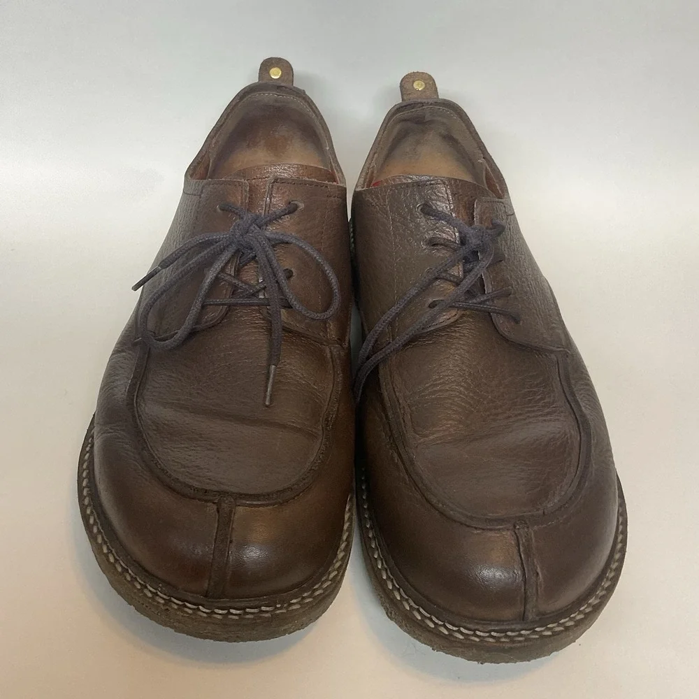 Birkenstock Mens Oxford Leather Size‎ 42 US Size 9 Timmins Brown  Lace Up EUC